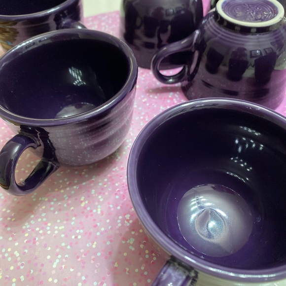 Fiesta tea cups plum - Picture 5 of 5
